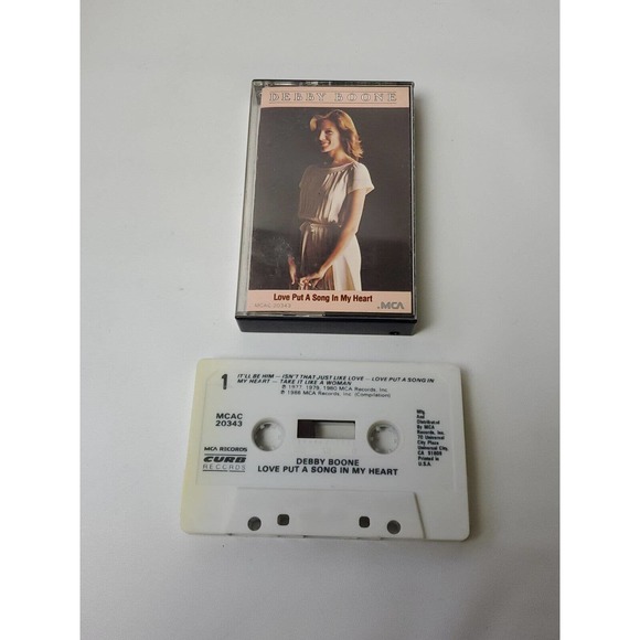 None Other - 1986 DEBBY BOONE Love Put A Song In My Heart CASSETTE MCAC-20343